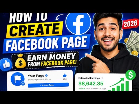 How to Create a Facebook Page 2026 | Earn Money from Facebook Page 💰 (Step-by-Step