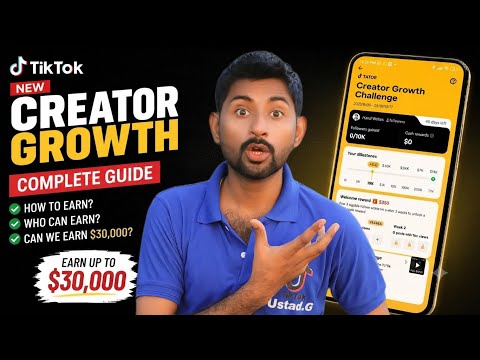 How to Earn Money with TikTok Growth Challenge | TikTok USA Account Complete Guide (2026)
