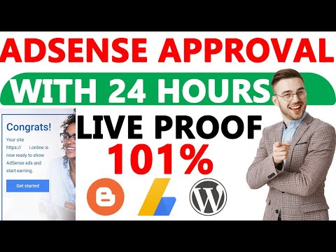 How to Get Google AdSense Approval Fast in 24 hours | google adsense approval tips and tricks
