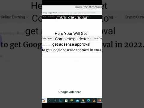 How to get Google adsense approval in 2022.