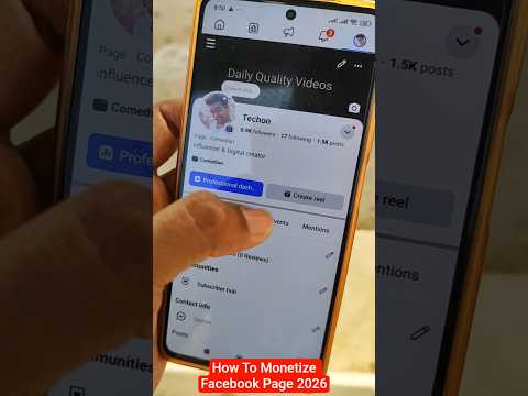 How To Monetize Facebook Page 2026 | Facebook Monetize Kaise Kare