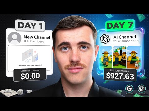 I BLEW UP a YouTube Channel in 7 Days with AI
