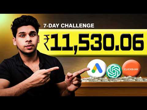 I tried Affiliate Marketing for 7 Days *On ClickBank*
