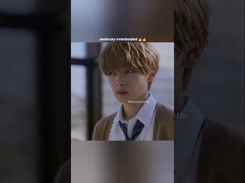 Jealousy overloaded 🔥🔥 don't miss the end 🤭 #jdrama #japanese #lovesickellie #shorts