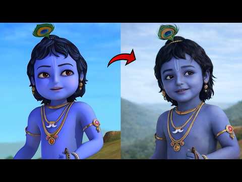 Little Krishna Characters Real Life 😍✨ | Cartoon to Real Transformation 🔥
