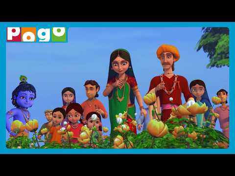 Little Krishna 🪈| Krishna Faces the Mighty Keshi! | Full Episode 😍 | Cartoon in English | POGO