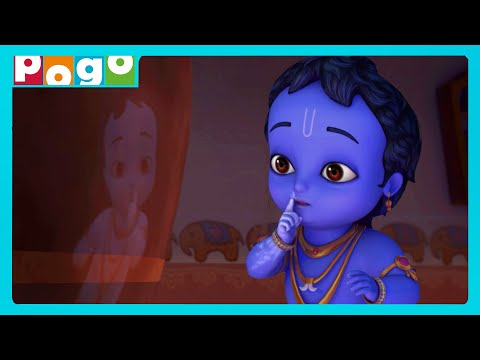 Little Krishna 🪈| Makhan Chori Pakki… Par Daant Zero!🧈| Hindi Cartoon😍| Kids Cartoon | @PogoChannel​