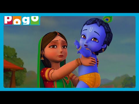 Little Krishna 🪈| Trinavarta Ka Toofan! | Full Episode ✨| #krishna | Cartoon for Kids | @PogoChannel