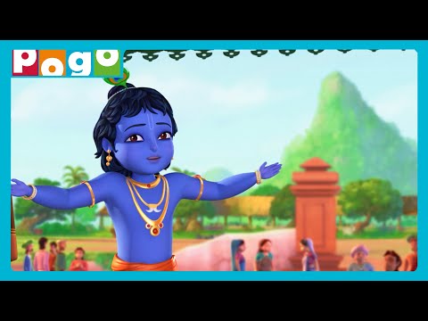 Little Krishna 🪈| Vrindavan Par Maha Problem!😮| Krishna | Full Episode | Cartoon | @PogoChannel