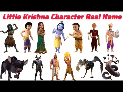 Little Krishna Name कृष्णा के नाम Pre Kids English vocabulary learning | Little Krishna for Kids