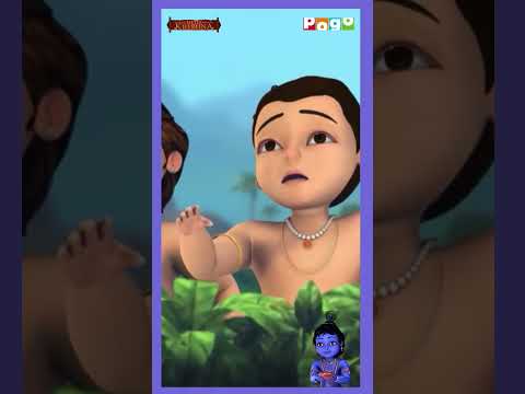 #LittleKrishna 🪈| Jab Kans Mila Bakasura Se… Shuru Hui Tabahi! 🔥| Cartoon for Kids | #shorts