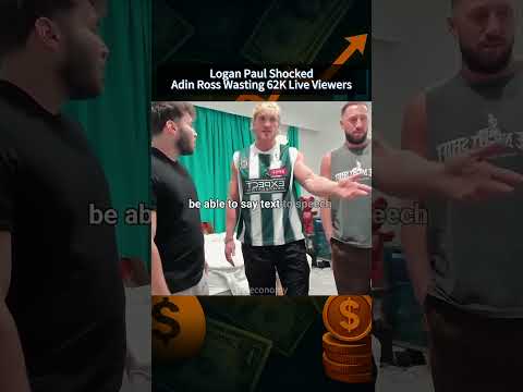 Logan Paul Shocked Adin Ross Doesn’t Monetize 62K Viewers 💰😨