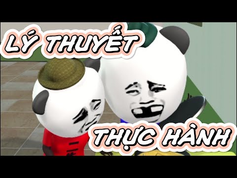 LÝ THUYẾT VÀ THỰC HÀNH | GẤU HÀI HƯỚC #haitrungquoc   #douyin #vietsub
