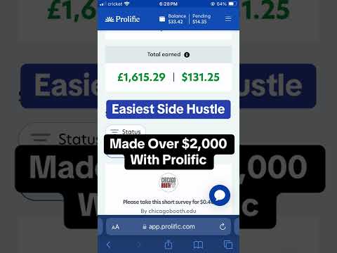 Made Over $2,000+ From Prolific Surveys