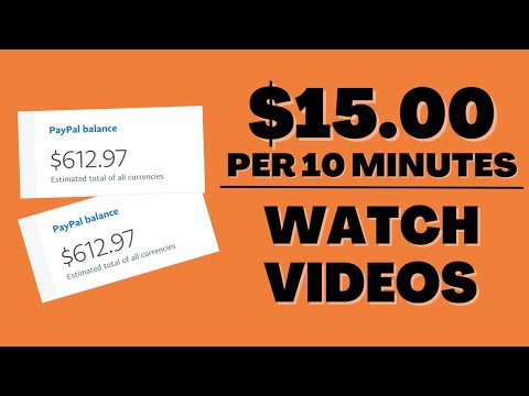 Make $15 PayPal Money Per 10 MINUTES WATCHING VIDEOS (Make Money Online 2022)