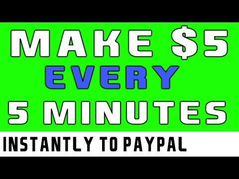 Make $5 to $10 PER Hour (ZERO WORK) – Earn Instant Paypal Money 2019!
