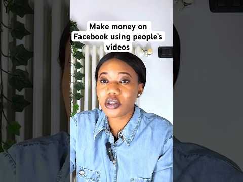Make money on Facebook using people’s videos. #facebook #howto  #reactionvideo