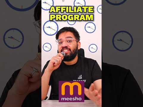 Meesho Affiliate Program Explained in 40 seconds