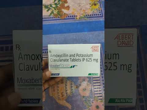 Moxabert-CV 625 Tablet#Amoxycillin and Potassium Clavulanate Tablet IP 625 Mg#medicine with swaraj