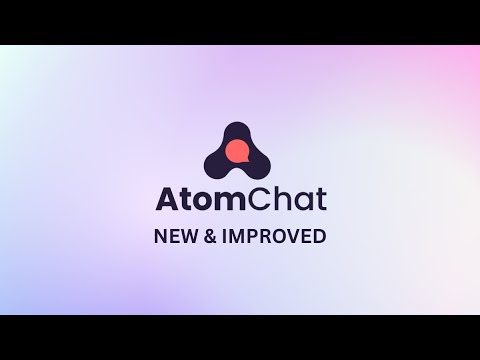 NEW ATOMCHAT- Monetize conversations, consultations, content, calls, chats, live streaming community