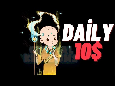 NEW NFT GAME   $5   $10 DAY   CRYSTALKINGDOMS   Earn Game Money   P2E