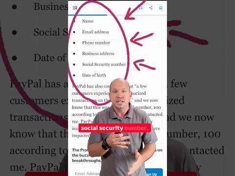 new PayPal data breach is CRAZY
