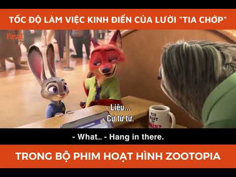 [PASAL] HỌC TIẾNG ANH QUA PHIM ZOOTOPIA