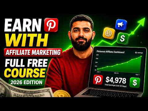 Pinterest Se Paise kaise? | Pinterest Affiliate Marketing FREE Full Course 2026