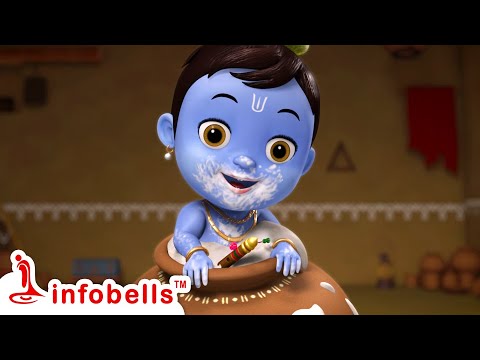 Putta Krishna Ba Ba Ba – Little Krishna | Kannada Rhymes for Children | Infobells