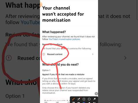 reused content monetization problem solve 🔥🔥 #youtubeshorts #shorts