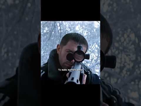 RUSSIAN SNIPER STEPPED ON A LANDMINE #snippermaster #movie #film #armigers #silenthunter #spartanii