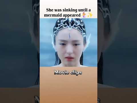 She Was Sinking Until a MERMAID Appeared! 🧜‍♀️✨ | Epic Rescue | Fantasy Movie Scene #shorts