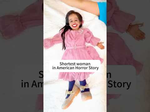 Shortest woman in American Horror story #hollywoodstar #movie