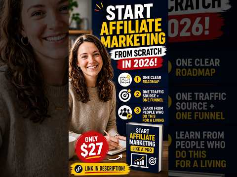 Start Affiliate Marketing From Scratch in 2026 | Beginner Roadmap, Traffic & Funnel Guide