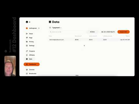 Sublaunch Dashboard Walkthrough (Playbook #12)