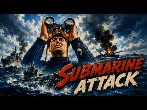 Submarine Attack! (Torpedo Zone) (1954) WWII | Lois Maxwell, Renato Baldini | La Grande Speranza