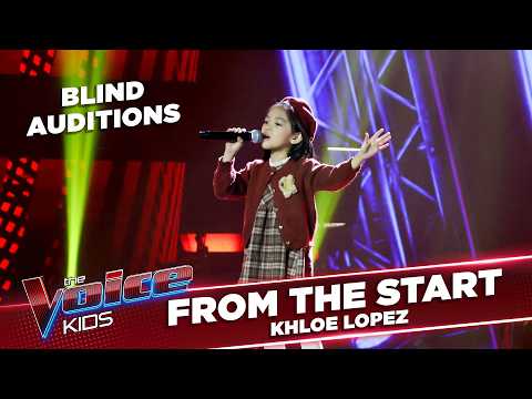 The Voice Kids Philippines: Khloe Lopez serenades everyone with “From the Start” | Blind Auditions