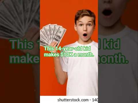 This 14-Year-Old Makes $10K/Month With AI 😱 (No Experience Needed!)