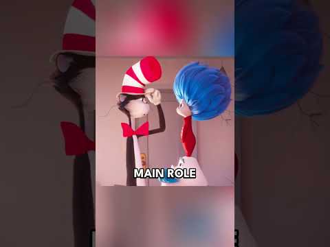 This Is How Every Cat In The Hat Movie Looks Like Behind The Scenes! ‼️😱 #shorts