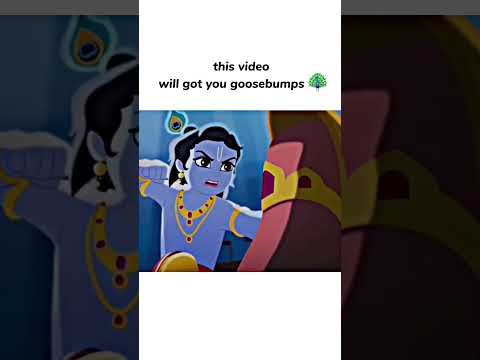 THIS VIDEO WILL GIVE YOU GOOSEBUMPS 🔥 KRISHNA FIGHT WITH KANS #krishna #krishnabhajan #shorts