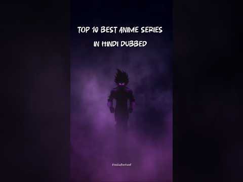 Top 10 Best Anime Series In Hindi dubbed 😈💜 #anime #hindi