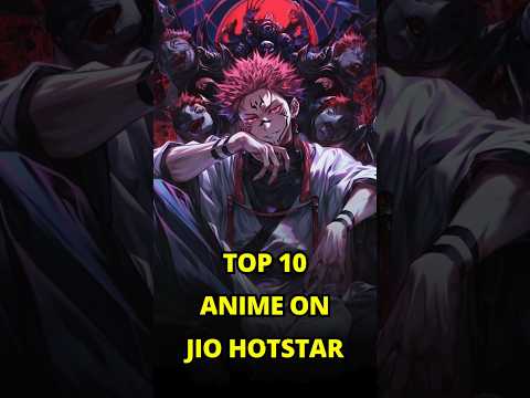 Top 10 Hindi Dubbed Anime on JioHotstar #jiohotstar #anime #shorts