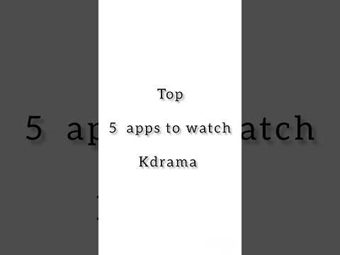 Top 5 apps to watch kdrama || #apps # Hindi dubbed