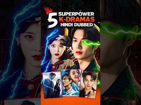 Top 5 Best Superpower Korean Drama in Hindi Dubbed #kdrama #shorts #fantasy #superpower #koreandrama