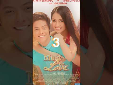Top 6 KathNiel Movies 😍#Filipino Actors #kathryn bernardo #daniel padilla