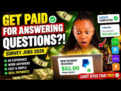 Top Survey Jobs That Really Pay in 2026 💸 | Make Money Online Just by Answering Questions