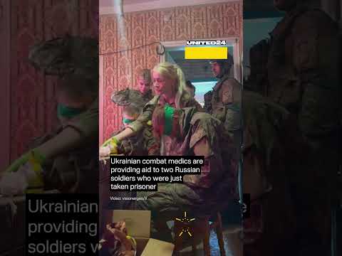 Ukraine war: Ukrainian Combat Medics Provide Aid to Two Russian POWs #russia #ukraine