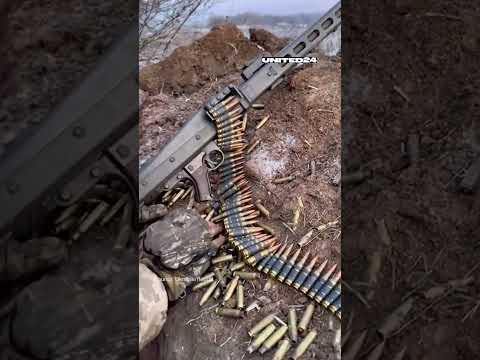 Ukrainian Soldiers Defend Trenches Against Russian Aggression #shorts