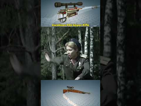 "USSR female soldier VS Nazi Sniper" – WWII Guns #ww2 #war #shorts #viral #film #movie