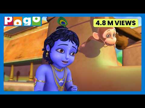 Vrindavan Ka Sabse Tasty Maakhan! 😋 | Little Krishna 🪈| Full Episode | Kids Cartoon | @PogoChannel
